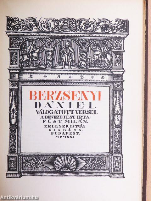 Berzsenyi Dániel válogatott versei