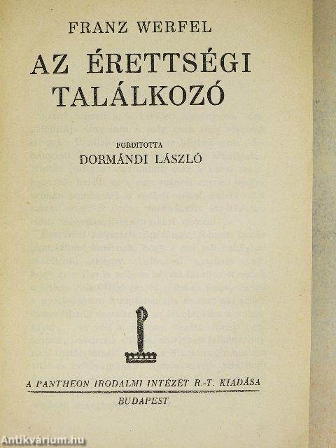 Az érettségi találkozó