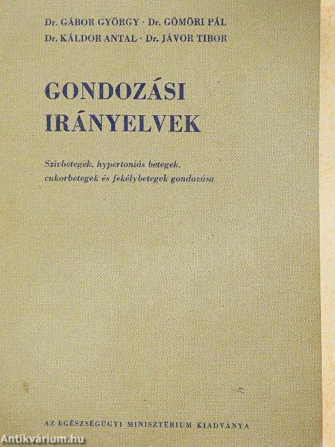 Gondozási irányelvek