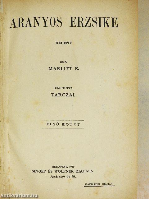 Aranyos Erzsike I-II.