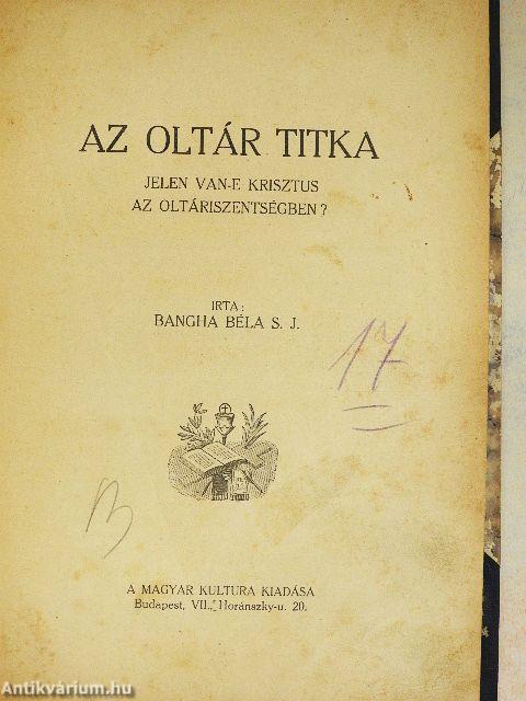 Az oltár titka