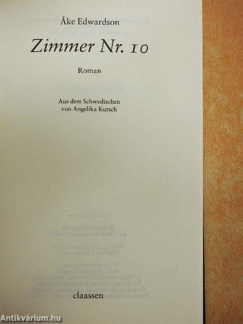 Zimmer Nr. 10