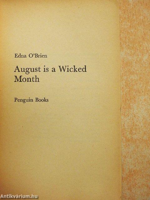 August is a wicked month