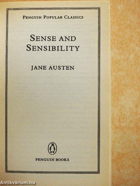 Sense and Sensibility