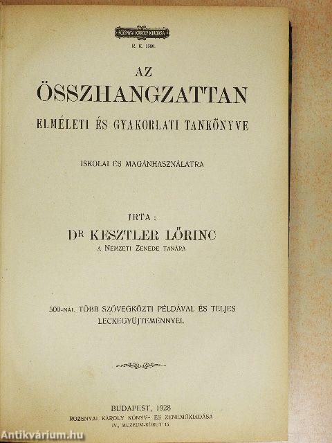Az összhangzattan