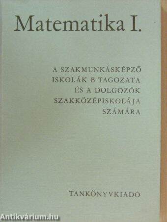 Matematika I.