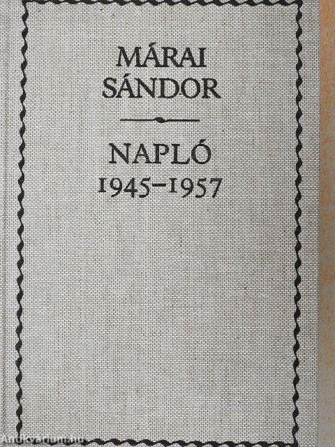 Napló 1945-1957
