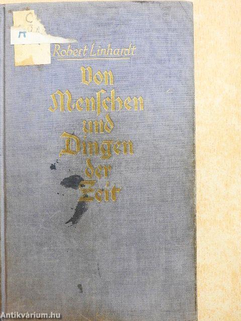 Von Menschen und Dingen der Zeit (gótbetűs)
