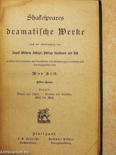 Shakespeares dramatische Werke 11. (gótbetűs) 
