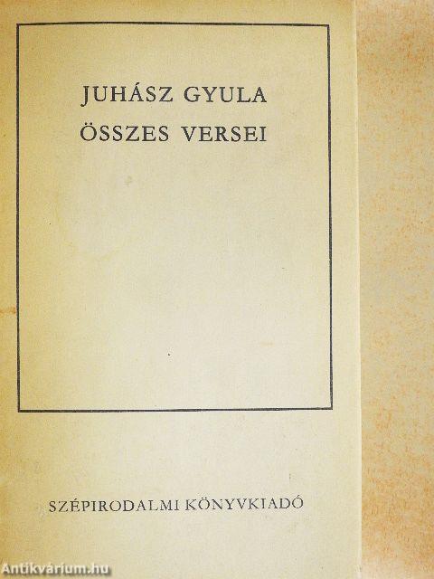Juhász Gyula összes versei
