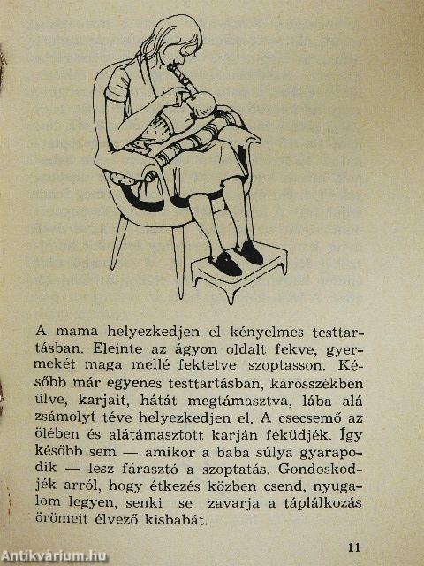 Anyatejes táplálás