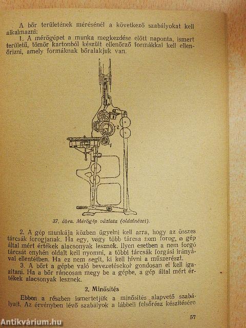 A króm-felsőbőr kikészítése