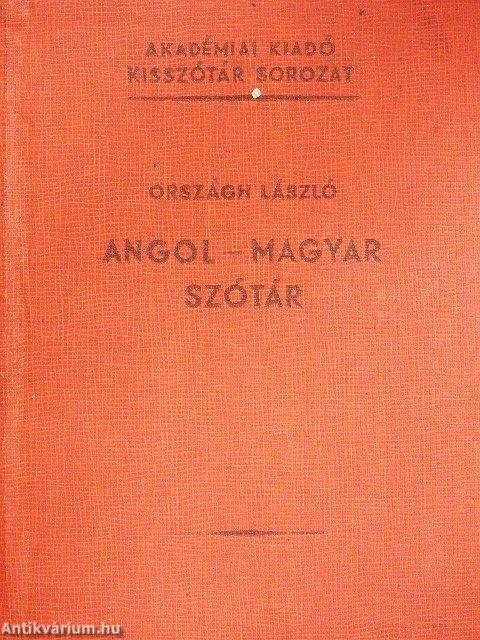 Angol-magyar szótár