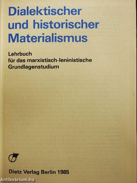 Dialektischer und historischer Materialismus