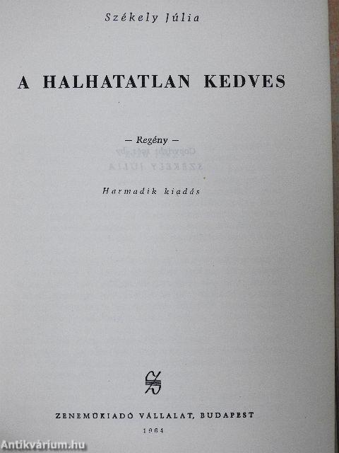 A halhatatlan kedves