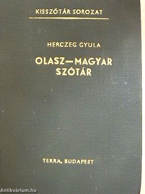 Olasz-magyar szótár