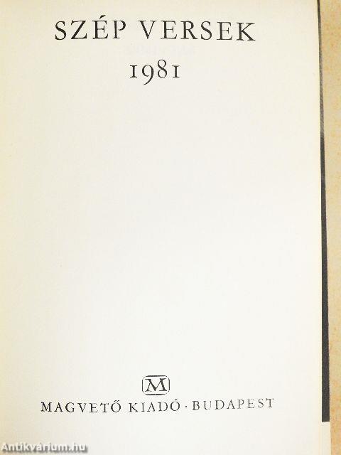 Szép versek 1981