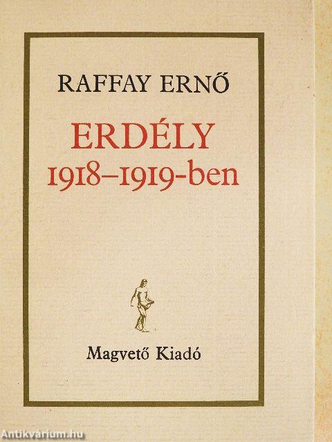 Erdély 1918-1919-ben