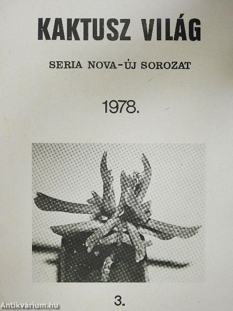 Kaktuszvilág 1978/3.