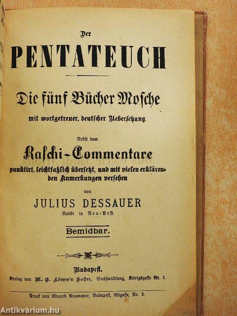 Der Pentateuch IV.