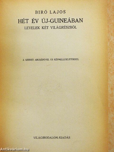 Hét év Új-Guineában
