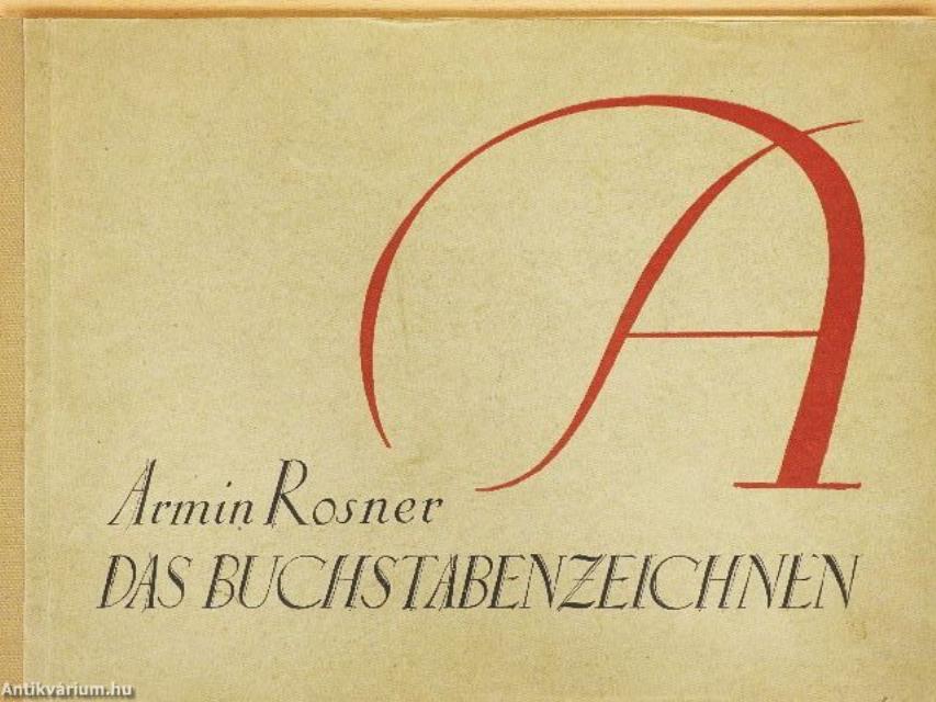 Das Buchstabenzeichnen IV.