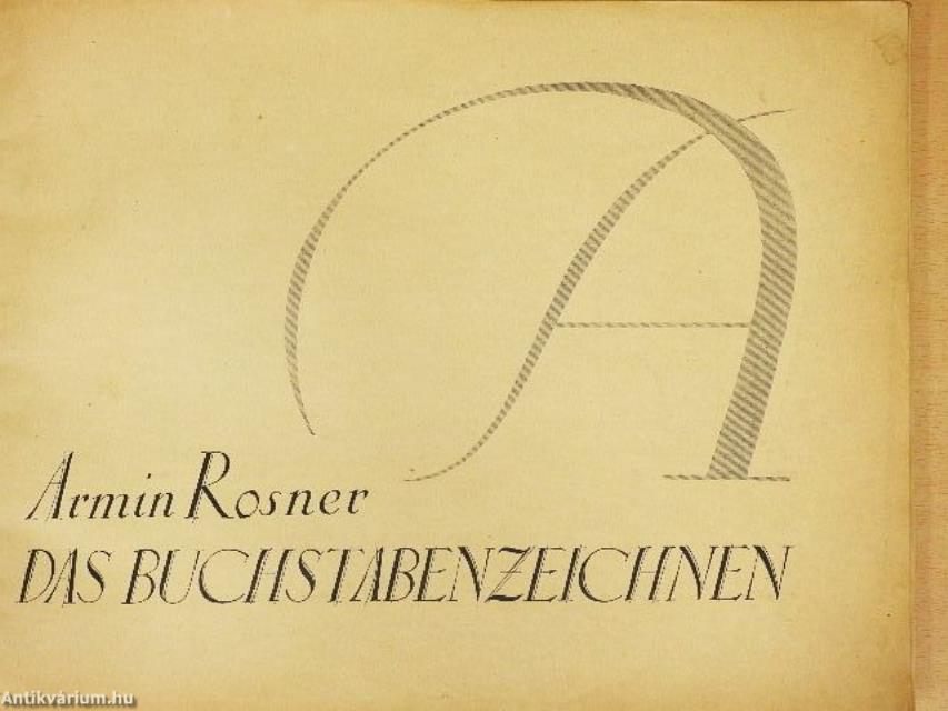 Das Buchstabenzeichnen IV.