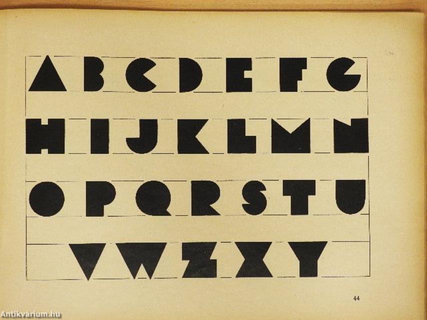 Das Buchstabenzeichnen IV.