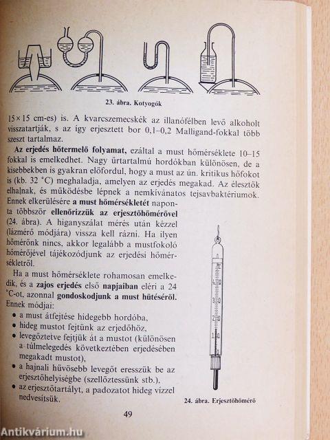 A must és a bor egyszerű kezelése