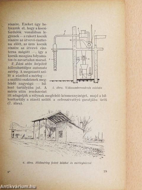 Üzemi szőlőfeldolgozás I.