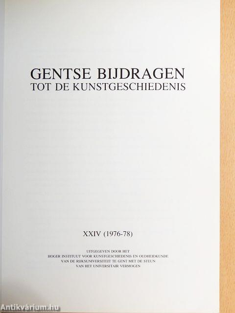 Gentse bijdragen tot de kunstgeschiedenis XXIV.