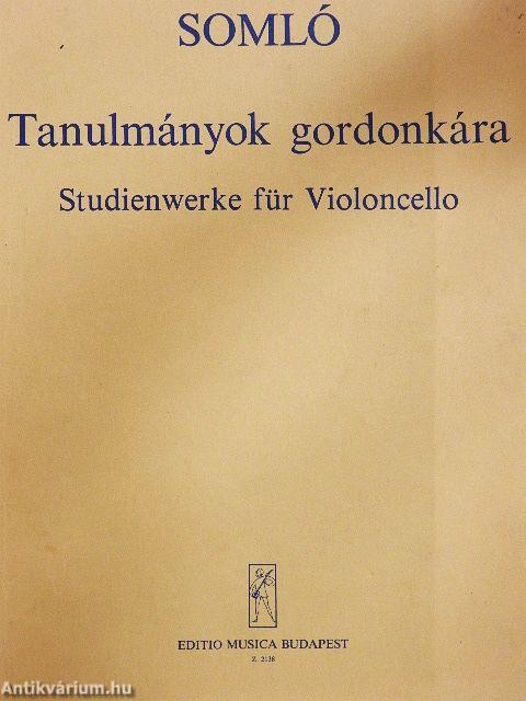 Tanulmányok gordonkára