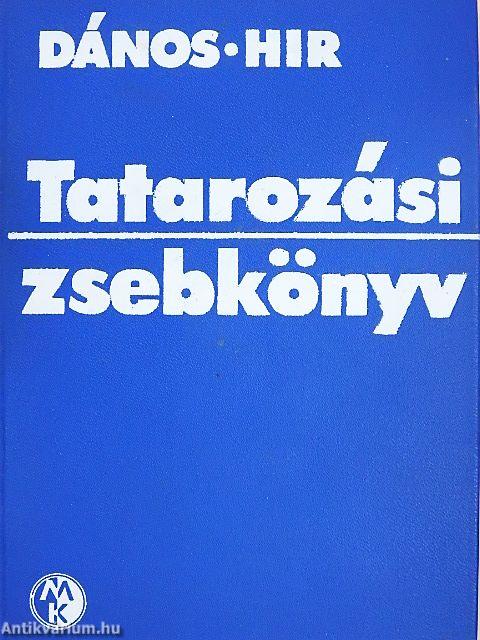 Tatarozási zsebkönyv