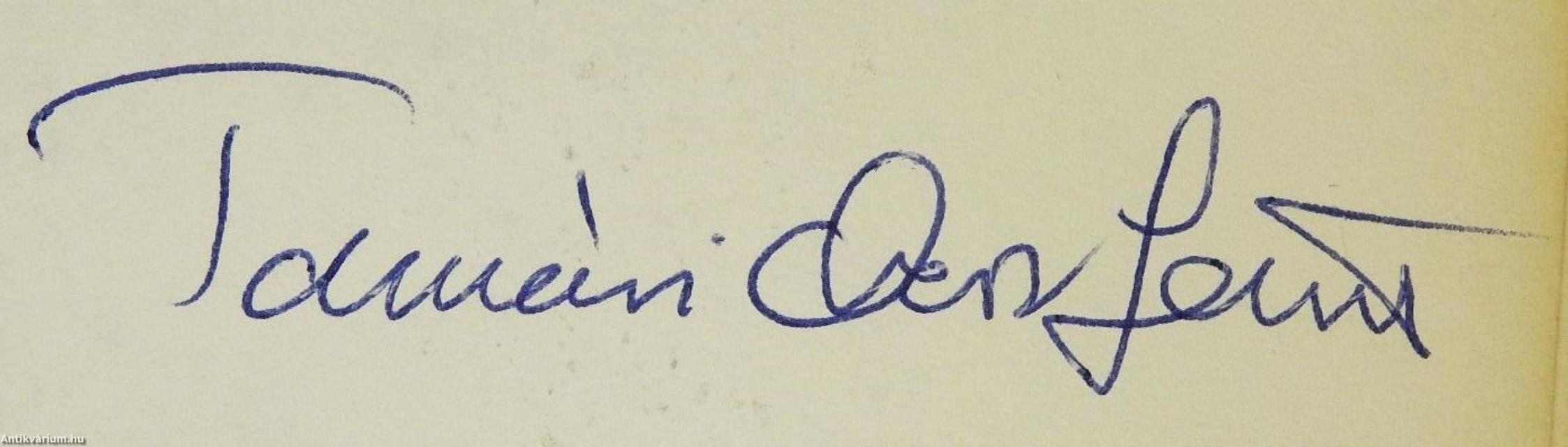 Sírgödrök évada (dedikált példány)