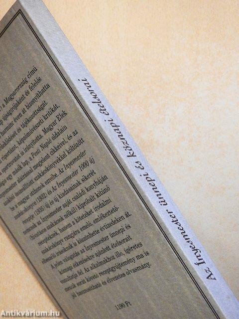 Az Ínyesmester ünnepi és köznapi ételsorai