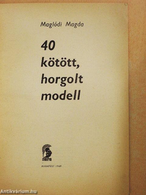 40 kötött, horgolt modell