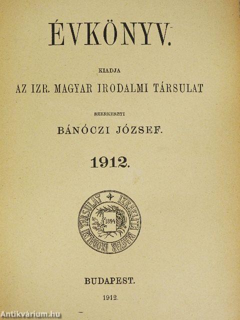 Évkönyv 1912.