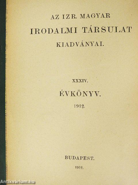 Évkönyv 1912.