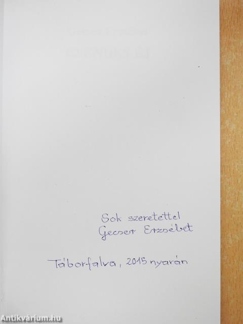 Csendes éj (dedikált példány)