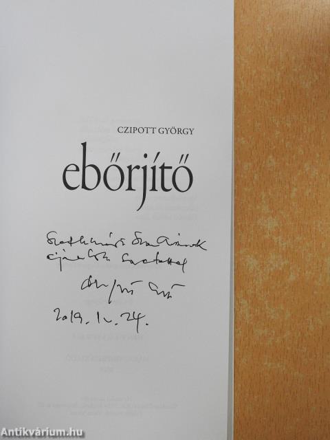 Ebőrjítő (dedikált példány)