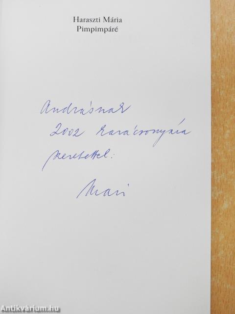 Pimpimpáré (dedikált példány)