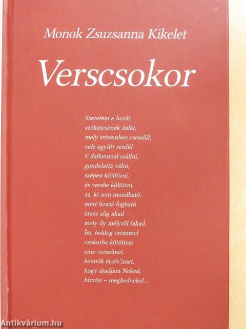 Verscsokor (dedikált példány)