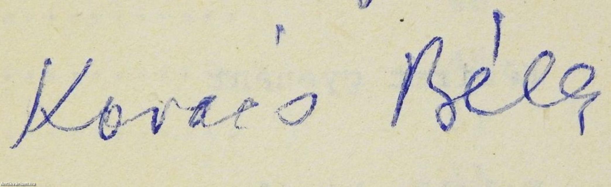 Láthatár (dedikált példány)