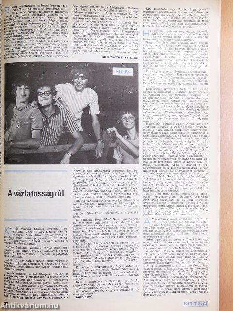 Kritika 1972. február-december
