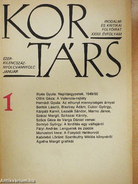 Kortárs 1988. január-december