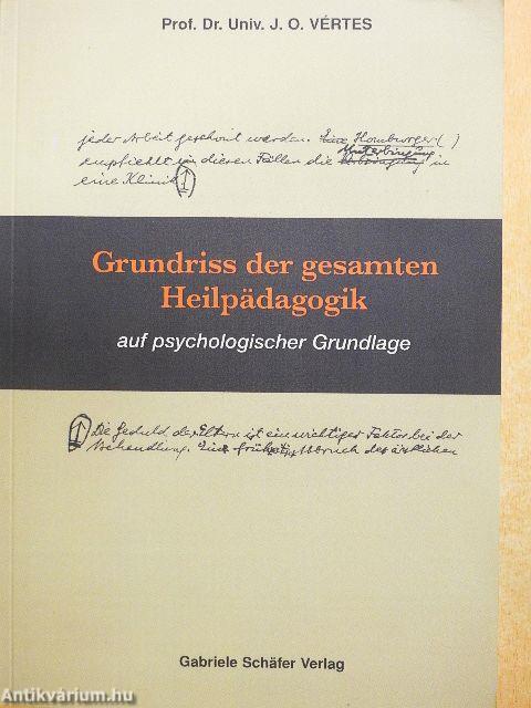 Grundriss der gesamten Heilpädagogik