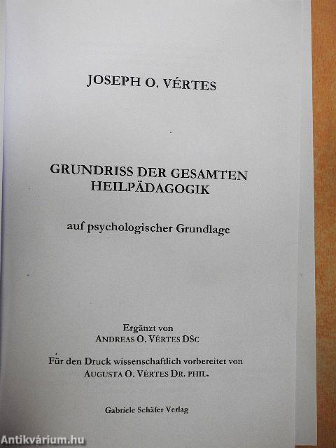 Grundriss der gesamten Heilpädagogik