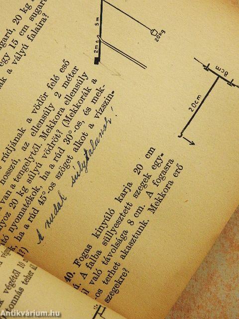 Mechanikai példatár