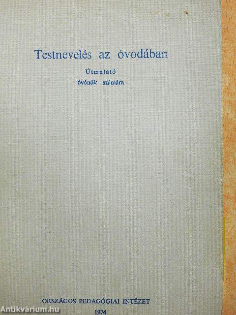 Testnevelés az óvodában