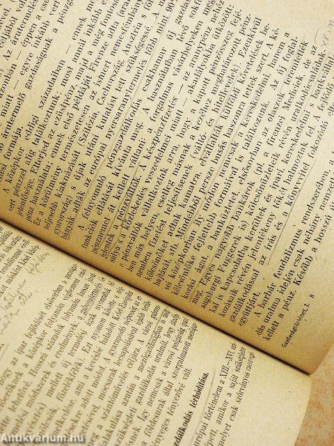 Gazdaságtörténet I.